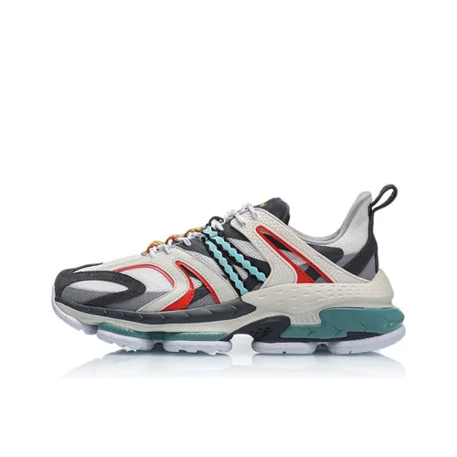 LiNing COUNTERFLOW Source Slip-Resistant Low-Top Casual Shoes Women's Gray Green