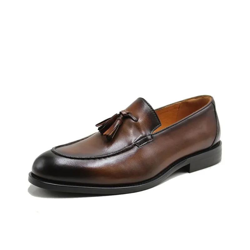 Lady's House Loafers Men Black, Brown-3