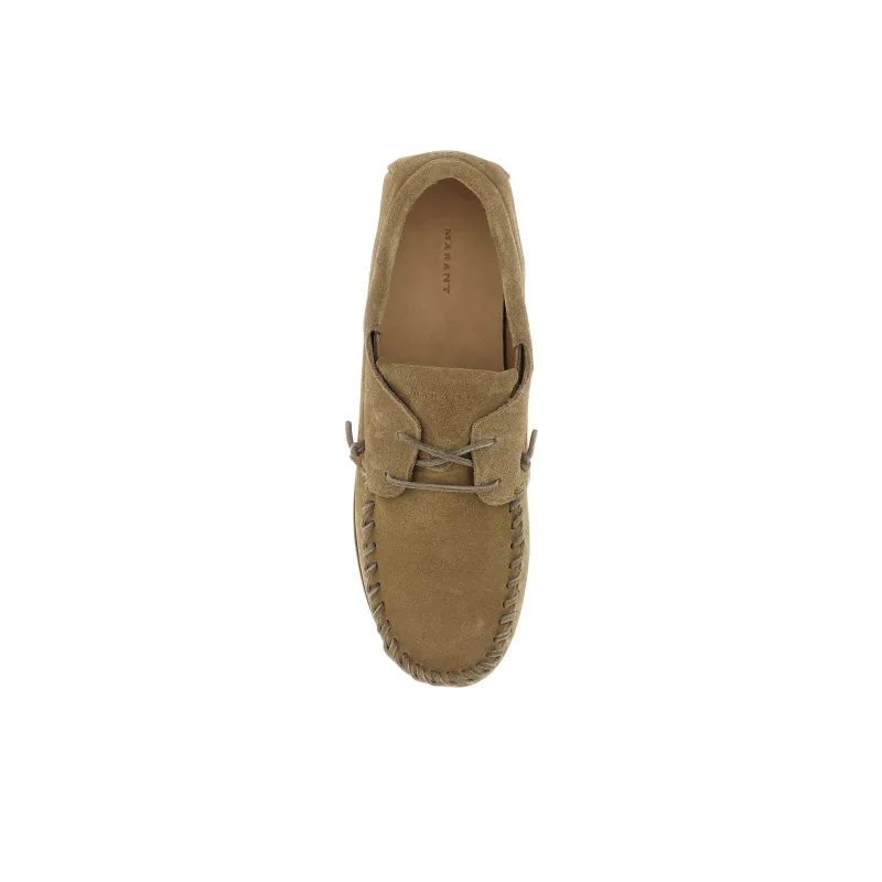 MARANT Suede Boat Shoes-4