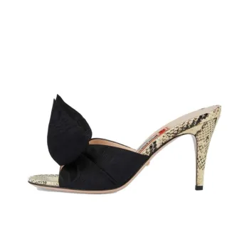 GUCCI Slide Slippers Women's Black Year Of The Rabbit Limited Edition