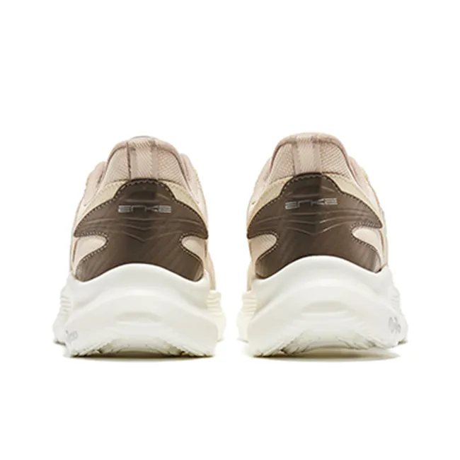 Erke Cushioning Anti Slip And Wear Resistant Low Top Running Shoes Men's Brown-3