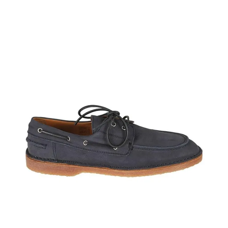 BUTTERO Round Toe Lace Up Shoes-1