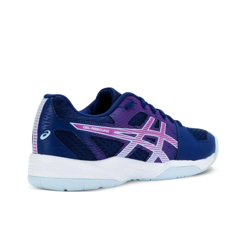 Asics Gel-Rebound Gel-Rebound Cushioning Anti-Slip And Wear-Resistant Low-Top Tennis Shoes Women's Blue Purple-3
