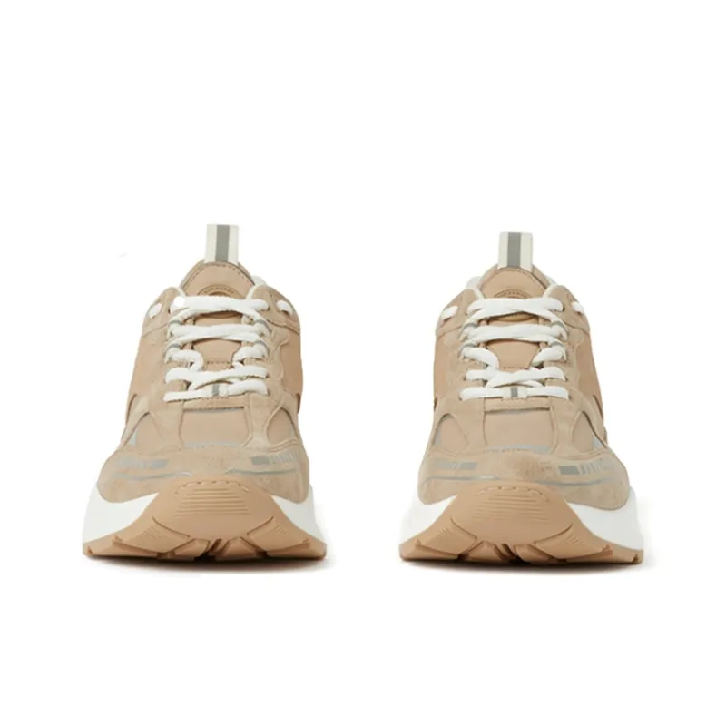 Burberry Panelled Lace-up Suede Sneakers-2