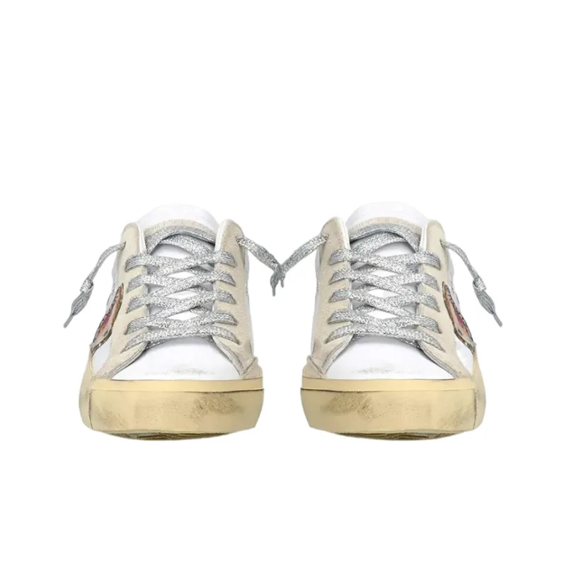 PHILIPPE MODEL Paris Calf-leather Distressed-finish Sneakers-2