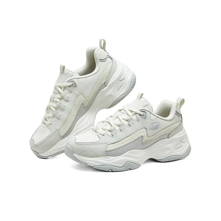 Skechers Dlites 1.0 'Light Grey' Women's-3