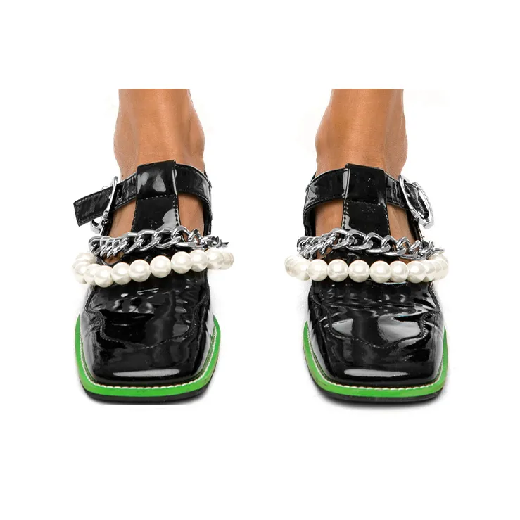 Nina Zarqua Casual Single Shoes Women's Black-1
