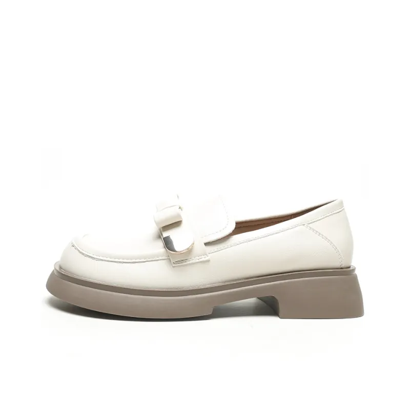 Mulinsen Loafers Women's Low Top Black/Beige-5