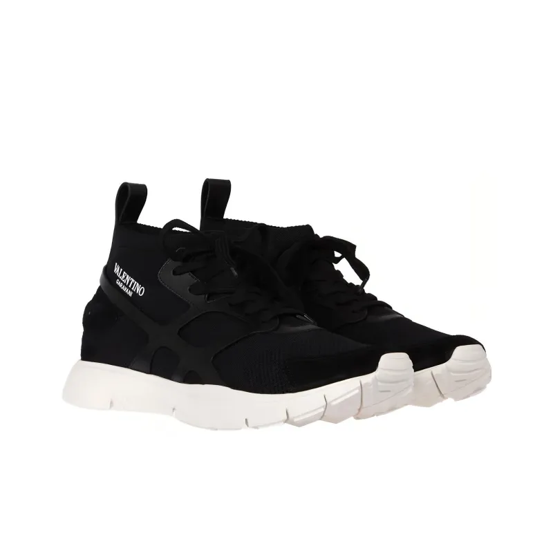Valentino Sound High Sock Sneaker 'Black'-2