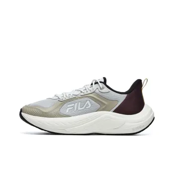 FILA WOLF Cushioning Anti Slip And Wear Resistant Low Top Casual Shoes Women's Lunar Rock Gray