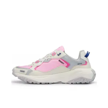 HUGO BOSS Slip-Resistant Low-Top Sports Casual Shoes Women's Light Pink