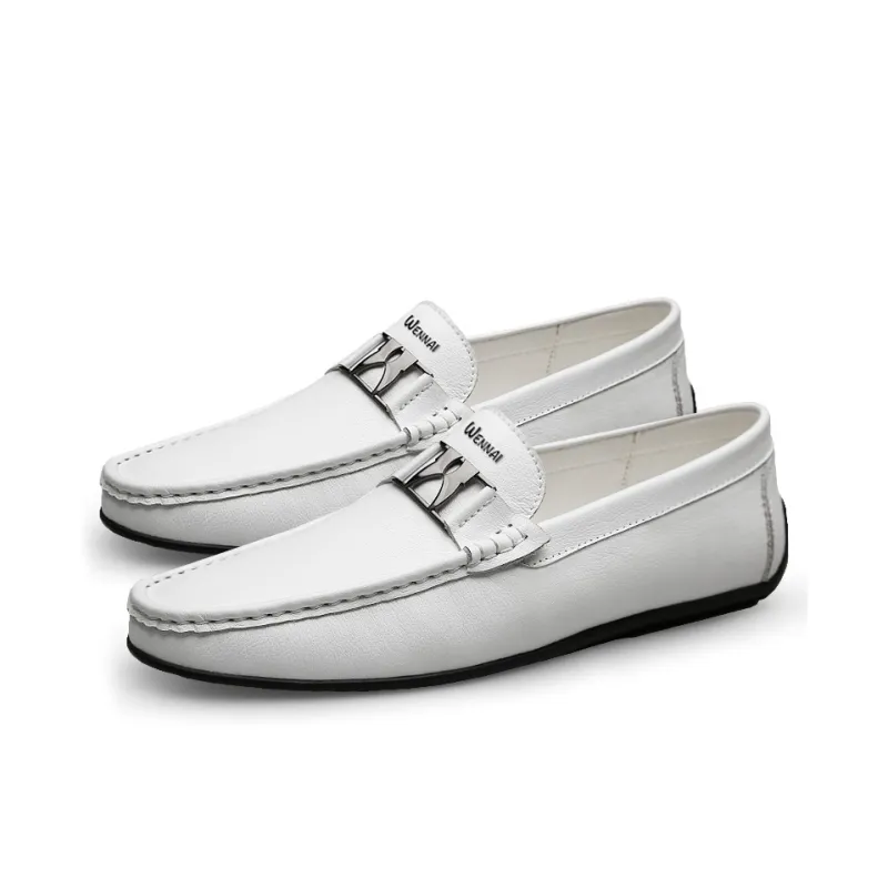 Wen Nai Casual Shoes Men's White-3