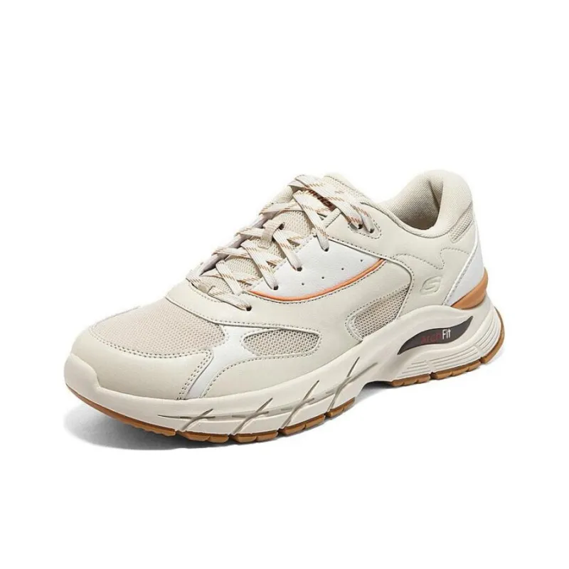 Skechers ARCH FIT BAXTER Anti Slip Wear Resistant Low Top Casual Shoes Men's Taupe-2