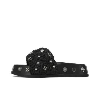 Naked Wolfe Vera Slip-Resistant Slide Slippers Women's Black
