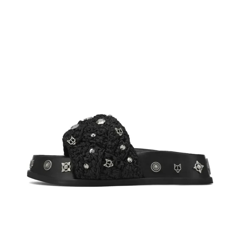 Naked Wolfe Vera Slip-Resistant Slide Slippers Women's Black-0