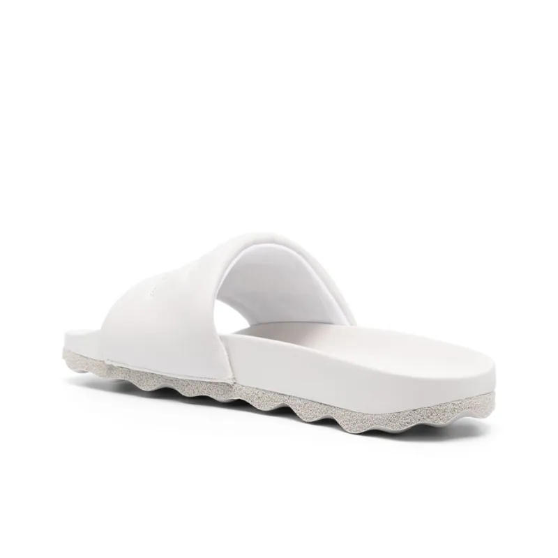 OFF WHITE Rubber Sole Slip Resistant Stylish Sandals Men's Light Gray-3