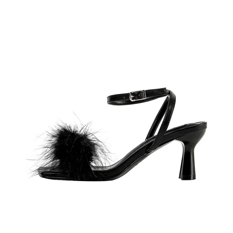 Wonderful Couple Strap Sandals 7.5cm Women's-0