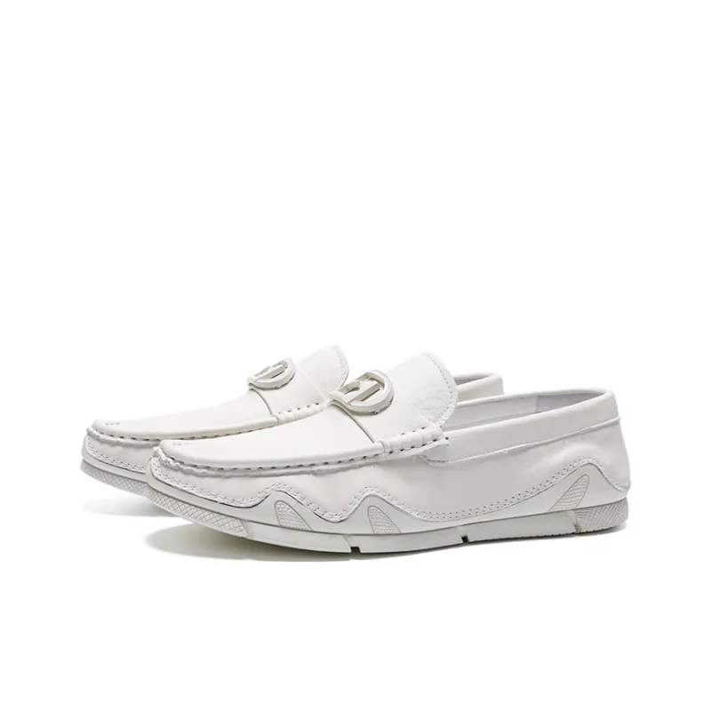 Kemaron Loafers Men Low Top White-2
