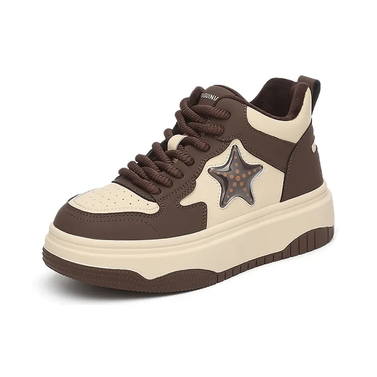 Rich Birds High-Top Skateboard Shoes Women's-6