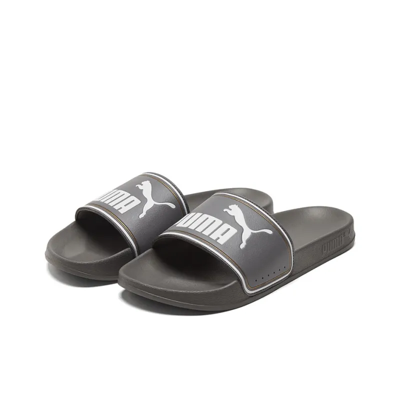PUMA Leadcat Ftr Slippers Black/White-2