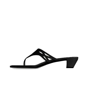 THE ROW Flip Flops 5.1cm Women's Black