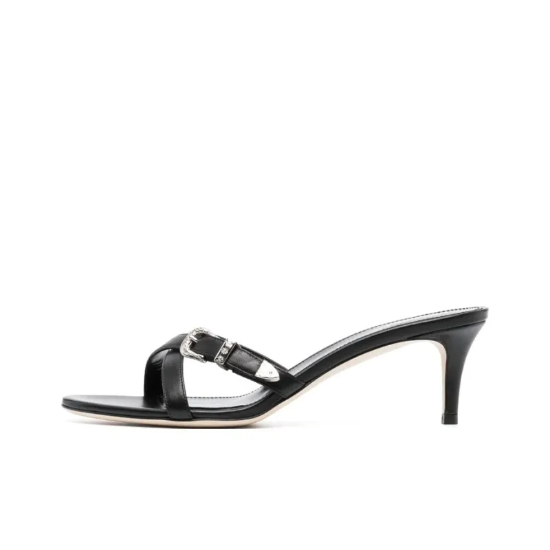 Paris Texas Regina 55mm Leather Sandals Women's-0