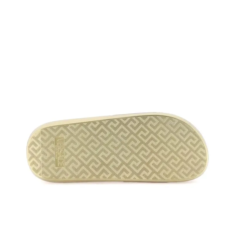 VERSACE Allover Open-toe Slides-5