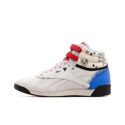 Reebok DC Comics X Women's Freestyle High 'Harley Quinn'