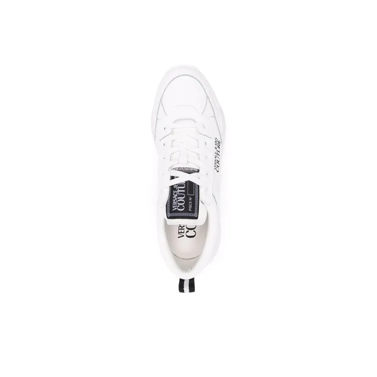 VERSACE Wear-Resistant Low-Top Sports Casual Shoes Men's White-4