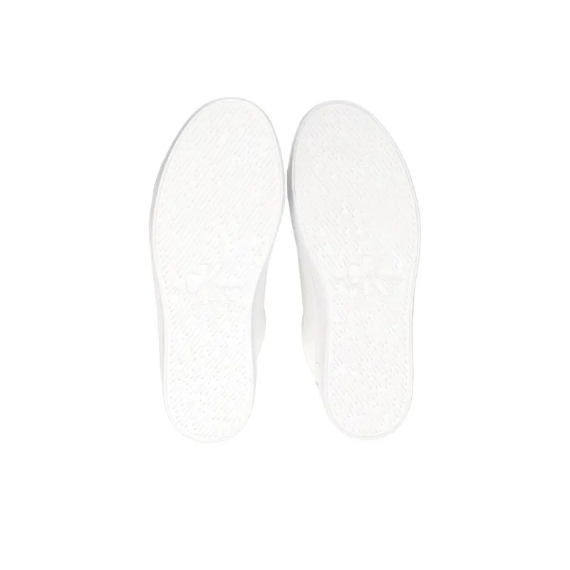 CKJ CALVIN KLEIN JEANS Low Top Skateboard Shoes Women's White-5