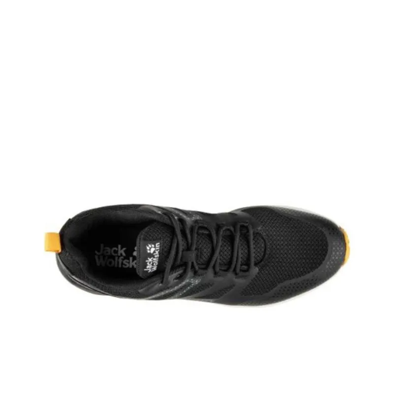 Jack Wolfskin Shock Absorbers With Slip Resistant And Abrasion Resistant Properties Low Top Outdoor Shoes Black-3