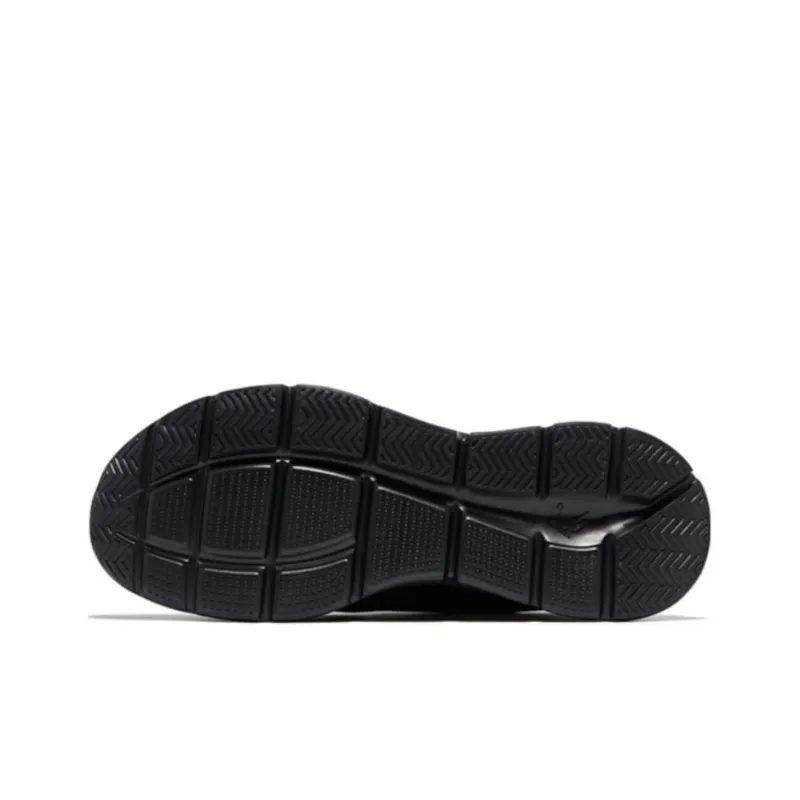 QIAODAN Cushioning Anti-Slip And Wear-Resistant Low-Top Running Shoes Men's Black-6