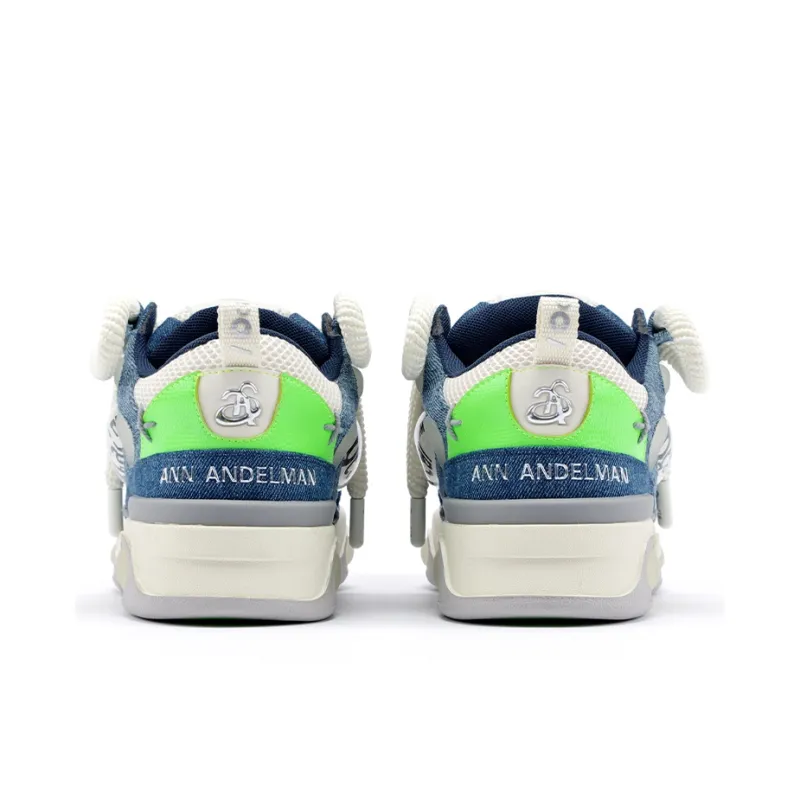 Ocai Low Top Skateboard Shoes Unisex Blue-2