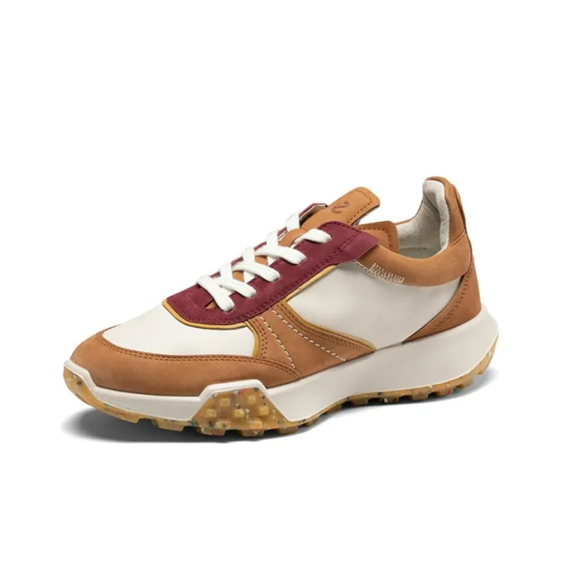 Ecco Low Top Sports Casual Shoes Women's Pumpkin Brown-1
