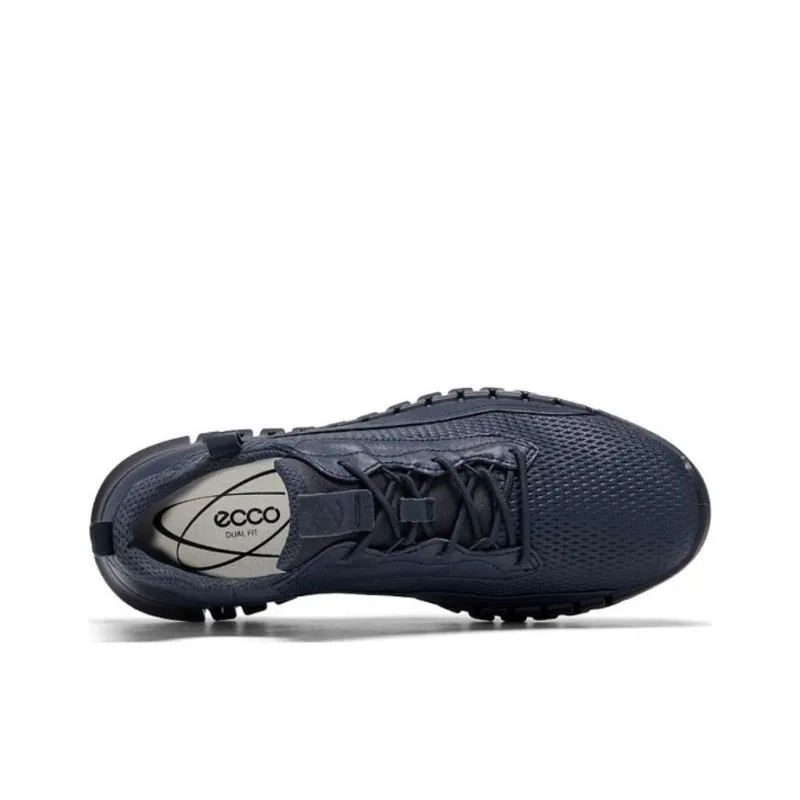 Ecco Low Top Sports Casual Shoes Men's Ocean Blue-3