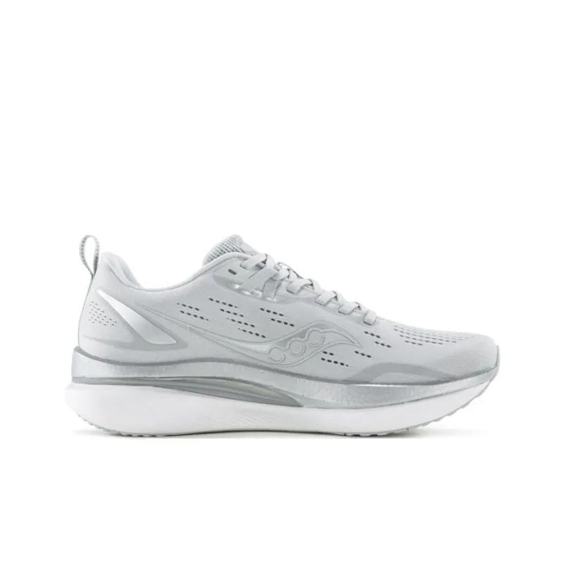 Saucony Cushioning Anti Slip And Wear Resistant Low Top Casual Running Shoes Unisex Gray-1