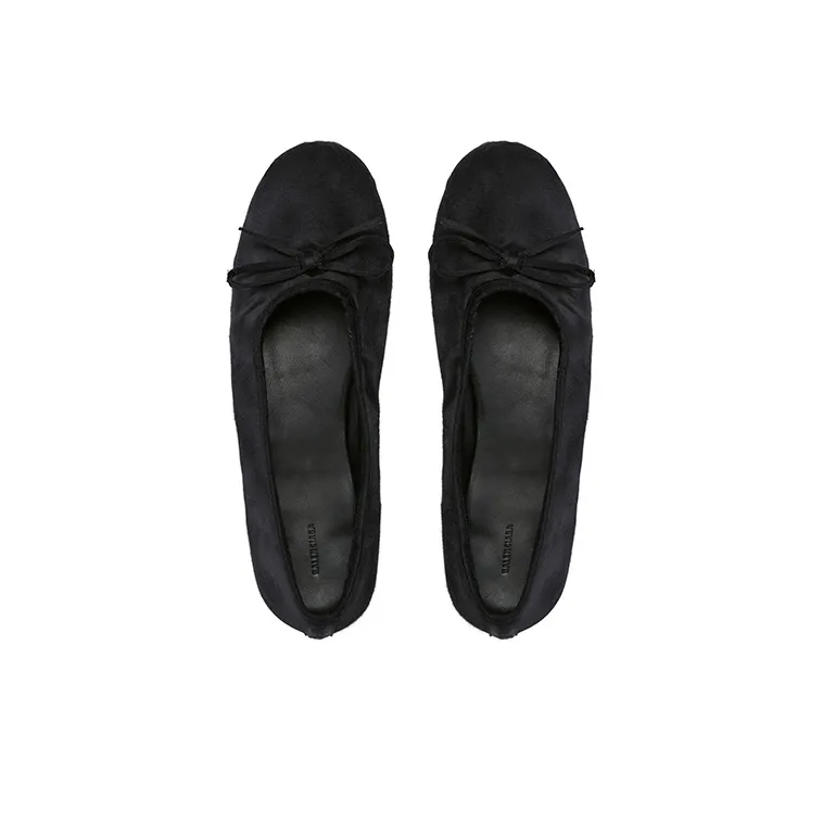 Balenciaga Leopold Ballerina Shoes 'Black'-3