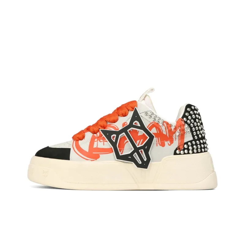 Naked Wolfe Kosa Graffiti Low-top Sneakers-1