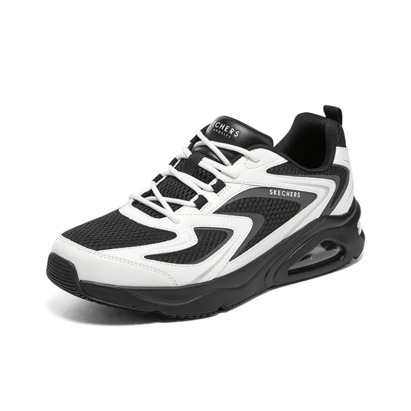 Skechers Tres Uno Street Fl Air Sneaker 'White Black'-2