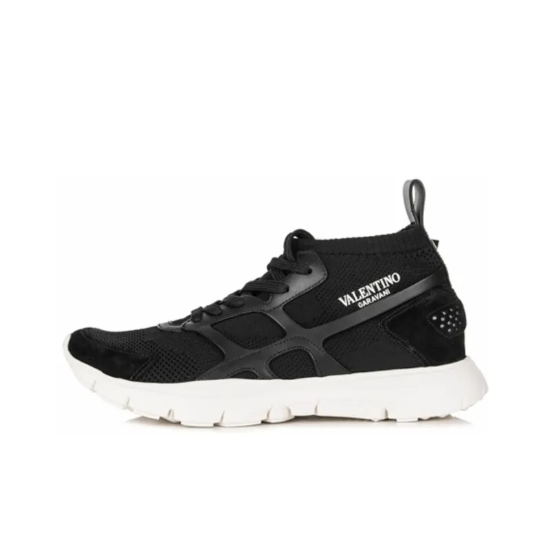 Valentino Sound High Sock Sneaker 'Black'-0