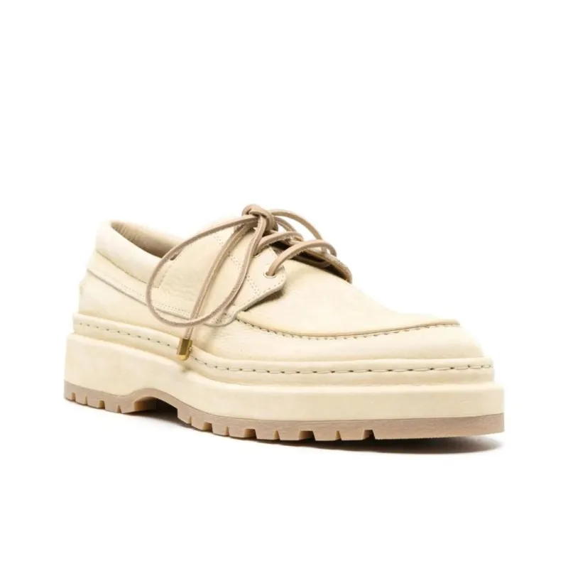 Jacquemus Les Bateau Pavane Double Boat 'Pale Yellow'-2