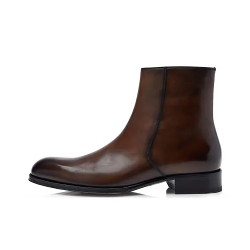 TOM FORD Leather Ankle Boots