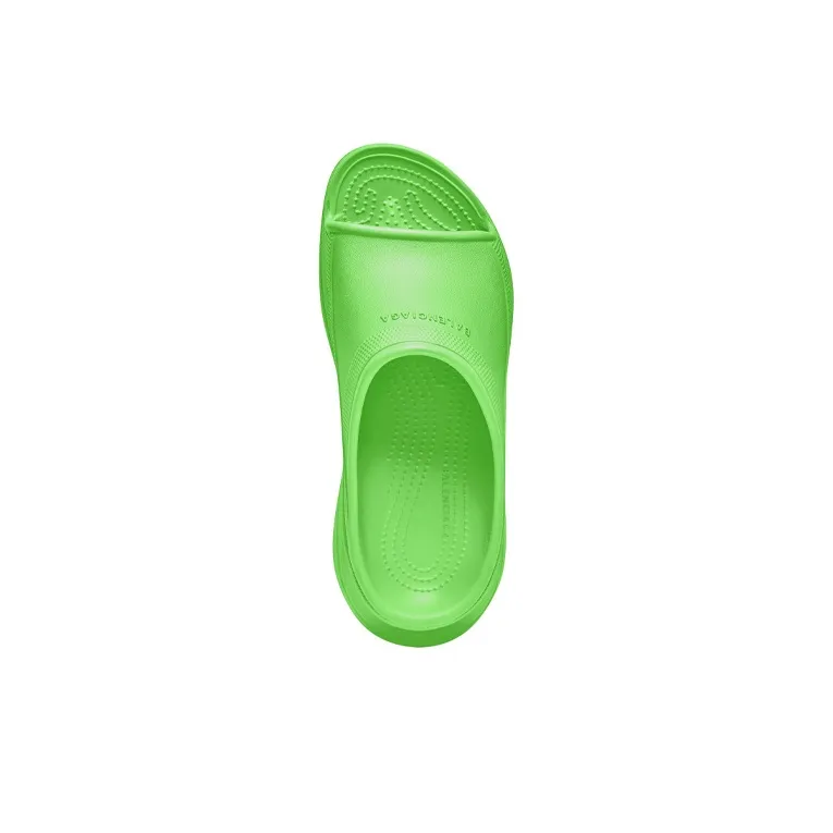 Balenciaga X Crocs Pool Slide Sandal Neon Green-2