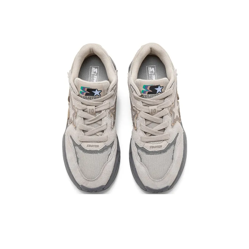 STARTER Cushioning, Slip Resistant, And Abrasion Resistant Low Top Casual Shoes Unisex Textured Taupe-3