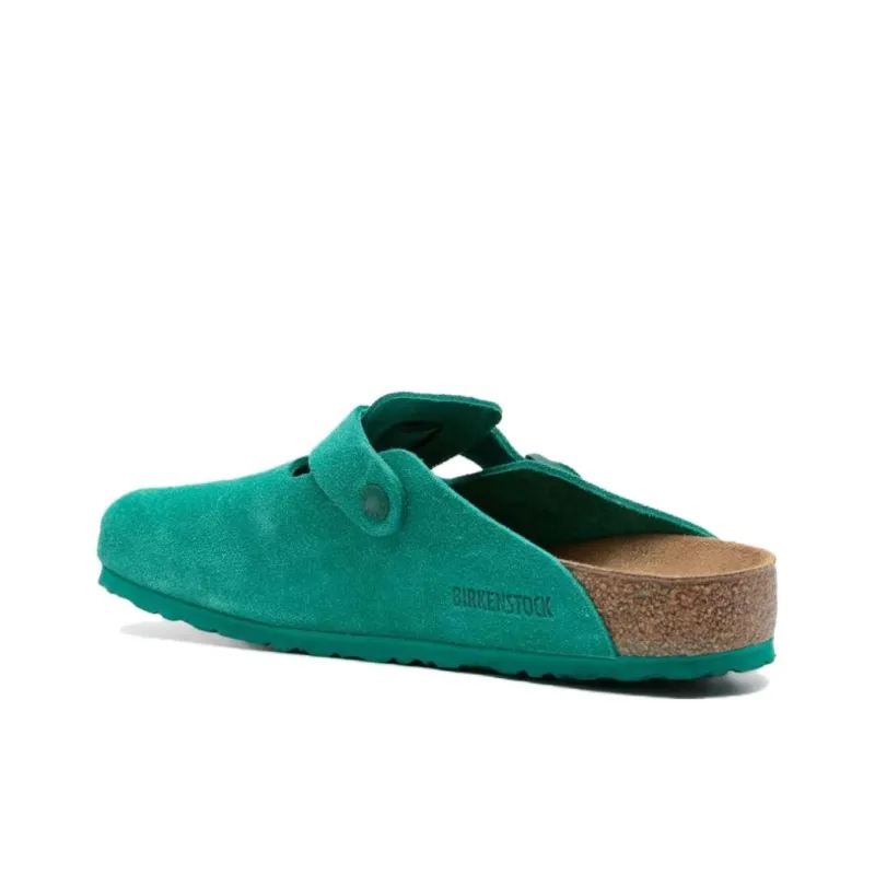 Birkenstock Rubber Sole Closed Toe Slippers Unisex Green-2