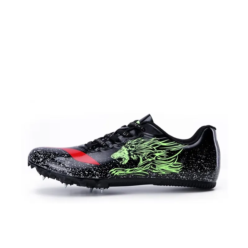 LiNing Low Top Running Shoes Men's Black Green-0