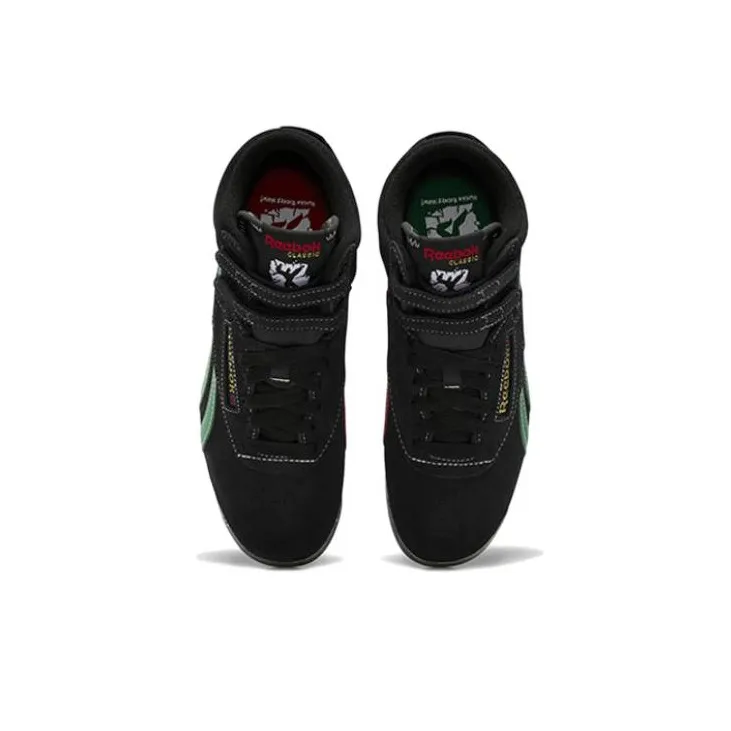 Freestyle Women's Reebok High 'Human Rights Now! Black Green'-4
