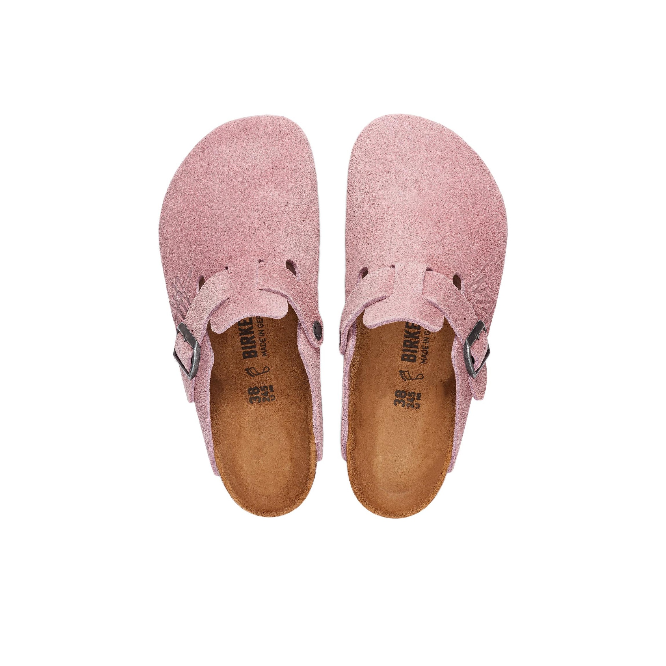 Birkenstock Boston Clog Stussy Dusty Pink 2021 - POIZON