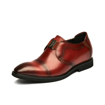 KAISER Dress Shoes Men's Red Brown