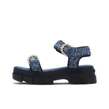 Stuart Weitzman/SW Noho Strap Sandals Women's Blue